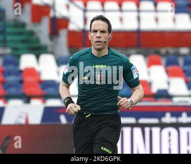 Valerio Marini, Schiedsrichter, während des Spiels der Serie B zwischen Cosenza Calcio und Parma Calcio am 2. April 2022 Stadion San Vito 'Gigi Marulla' in Cosenza, Italien. (Foto von Gabriele Maricchiolo/NurPhoto) Stockfoto