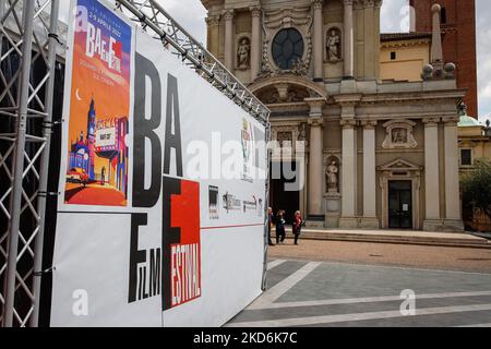 Ausgabe von BAFF XX, Busto Arsizio Film Festival während der Nachrichten präsentiert Liana Orfei ihr Buch „Roman des echten Lebens - die Königin des Zirkus“ auf Aprile 03, 2022 im Busto Arsizio in Busto Arsizio, Italia (Foto: Roberta Corradin/LiveMedia/NurPhoto) Stockfoto