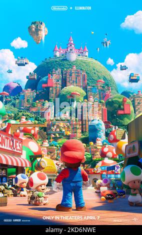Der Super Mario Bros. Film Stockfoto
