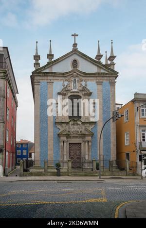 Sao Nicolau Kirche - Porto, Portugal Stockfoto