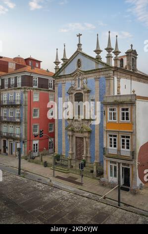 Sao Nicolau Kirche - Porto, Portugal Stockfoto