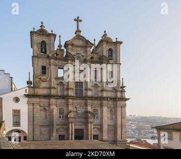 Igreja dos Grilos (Kirche des heiligen Laurentius) - Porto, Portugal Stockfoto