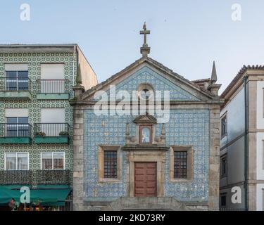 Kapelle unserer Lieben Frau von der Barmherzigkeit (Capela de Nossa Senhora da Piedade) in Vila Nova de Gaia - Porto, Portugal Stockfoto