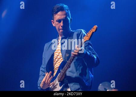 Cory Wong während des Musikkonzerts Cory Wong - Herbst-Tournee 2022 am 07. April 2022 im Gran Teatro Morato in Brescia, Italien (Foto: Roberto Tommasini/LiveMedia/NurPhoto) Stockfoto