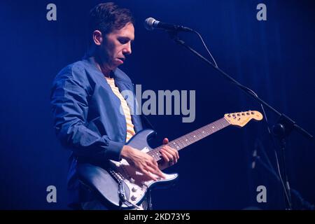 Cory Wong während des Musikkonzerts Cory Wong - Herbst-Tournee 2022 am 07. April 2022 im Gran Teatro Morato in Brescia, Italien (Foto: Roberto Tommasini/LiveMedia/NurPhoto) Stockfoto