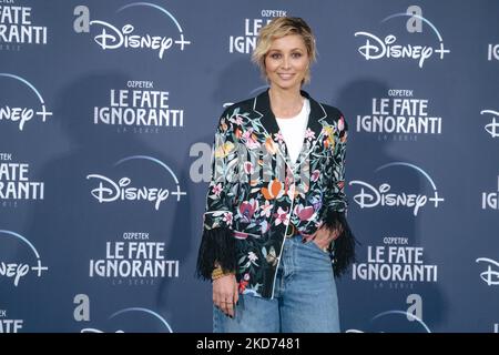 Anna Ferzetti besucht die Fotoserie „Le Fate Ignoranti“ im St. Regis Grandhotel am 08. April 2022 in Rom, Italien (Foto: Luca Carlino/NurPhoto) Stockfoto