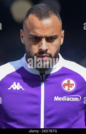 Arthur Cabral von ACF Fiorentina während der Serie Ein Spiel zwischen SSC Napoli und ACF Fiorentina im Stadio Diego Armando Maradona Neapel Italien am 10. April 2022. (Foto von Franco Romano/NurPhoto) Stockfoto