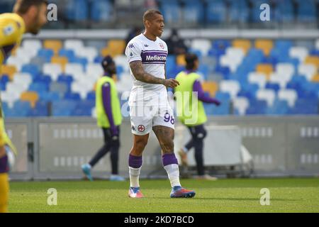 Igor von ACF Fiorentina während der Serie Ein Spiel zwischen SSC Napoli und ACF Fiorentina im Stadio Diego Armando Maradona Neapel Italien am 10. April 2022. (Foto von Franco Romano/NurPhoto) Stockfoto