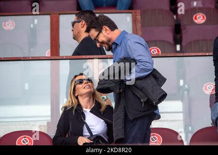 Gallo Luca Präsident der Reggina während des italienischen Fußballspiel der Serie B Reggina 1914 gegen Como 1907 am 30. April 2022 im Stadio Oreste Granillo in Reggio Calabria, Italien (Foto: Valentina Giannettoni/LiveMedia/NurPhoto) Stockfoto