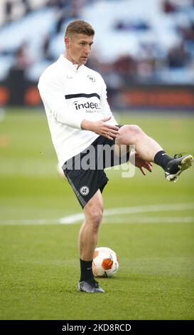 Torwarttrainer Jan Zimmermann während des Halbfinales der Europaliga 1. zwischen West Ham United und Eintracht Frankfurt im London Stadium, London, UK 28.. April 2022 (Foto by Action Foto Sport/NurPhoto) Stockfoto