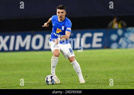 Andrei Artean im Einsatz während der CFR 1907 Cluj v. Farul Constanta, Rumänien Liga 1 - Casa Pariurilor bestritten im Stadion Dr. Constantin Radulescu, Cluj-Napoca, 1. Mai 2022 (Foto: Flaviu Buboi/NurPhoto) Stockfoto