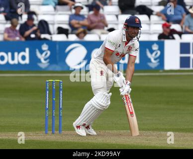 : Essex's Sir Alastair Cook während der County Championship - Division One (Tag 1 von 4) zwischen Essex CCC und YorkshireCCC am 05.. Mai 2022 auf dem Cloud County Ground, Chelmsford (Foto von Action Foto Sport/NurPhoto) Stockfoto