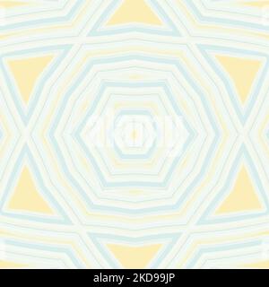 Ein abstrakter 2D-Hintergrund mit bunten geometrischen Formen und Mustern Stock Vektor