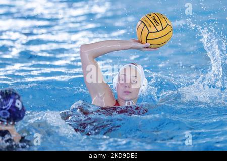 Silvia Avegno (SIS Roma) während des Wasserball-Halbfinales der italienischen Serie A1 für Frauen - SIS Roma gegen Ekipe Orizzonte am 07. Mai 2022 im Polo Acquatico Frecciarossa in Roma, Italien (Foto: Luigi Mariani/LiveMedia/NurPhoto) Stockfoto