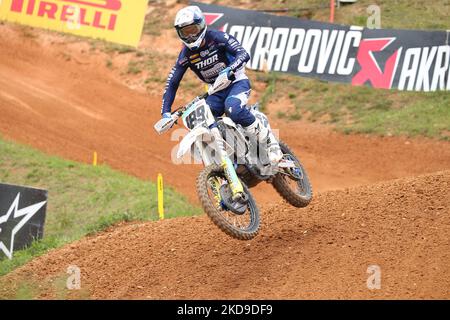 189 BRIAN BOGERS (Standing Construct Husqvarna Factory Racing) während des Motocross 2022 MXGP von Italien am 07. Mai 2022 im Maggiora Park in Maggiora (NO), Italien (Foto: Valerio Origo/LiveMedia/NurPhoto) Stockfoto