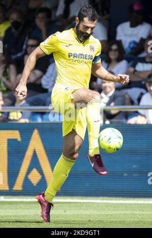 Villarreals Raul Albiol während des La Liga-Spiels zwischen dem FC Villarreal und dem FC Sevilla am 8. Mai 2022 im Stadion La Ceramica. (Foto von Jose Miguel Fernandez/NurPhoto) Stockfoto