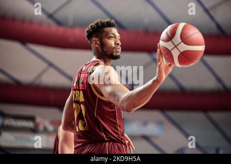 Jeff Brooks (Umana Reyer Venezia) während der italienischen Basketball A Serie Championship Umana Reyer Venezia gegen Einen X Armani Exchange Milano am 08. Mai 2022 im Taliercio in Venedig, Italien (Foto von Mattia Radoni/LiveMedia/NurPhoto) Stockfoto