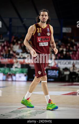 Michele Vitali (Umana Reyer Venezia) während der italienischen Basketball A Serie Championship Umana Reyer Venezia gegen Einen X Armani Exchange Milano am 08. Mai 2022 im Taliercio in Venedig, Italien (Foto von Mattia Radoni/LiveMedia/NurPhoto) Stockfoto