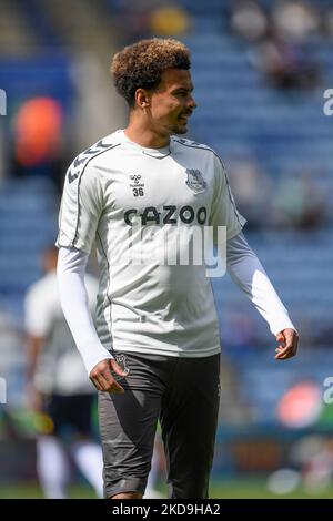 DELE Alli von Everton während des Premier League-Spiels zwischen Leicester City und Everton im King Power Stadium, Leicester am Sonntag, 8.. Mai 2022. (Foto von Jon Hobley/MI News/NurPhoto) Stockfoto