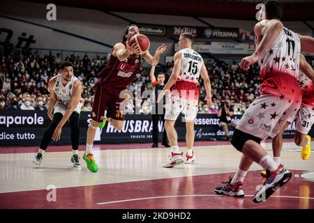 Michele Vitali (Umana Reyer Venezia) während der italienischen Basketball A Serie Championship Umana Reyer Venezia gegen Einen X Armani Exchange Milano am 08. Mai 2022 im Taliercio in Venedig, Italien (Foto von Mattia Radoni/LiveMedia/NurPhoto) Stockfoto