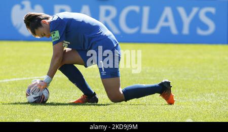 Mackenzie Arnold von West Ham United WFC während des Barclays FA Women's Super League Spiels zwischen West Ham United Women und Arsenal am 08.. Mai 2022 im Chigwell Construction Stadium in Dagenham, England (Foto by Action Foto Sport/NurPhoto) Stockfoto