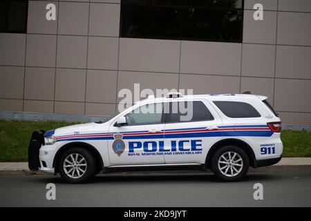 Eines der gekennzeichneten Patrouillenautos des Polizeidienstes für Neufundland und Labrador, aufgenommen am 8. Oktober 2022 in St. John's. Stockfoto