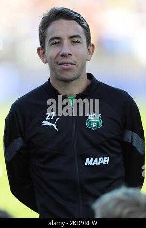 Empoli, Italien. 05.. November 2022. Maxime Lopez (US Sassuolo) während des FC Empoli gegen US Sassuolo, italienische Fußballserie A Spiel in Empoli, Italien, November 05 2022 Quelle: Independent Photo Agency/Alamy Live News Stockfoto