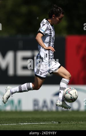 Annahita Zamanian Bakhtiari (Juventus FC) während des italienischen Fußballspiels Serie A Frauen AC Mailand gegen Juventus FC am 14. Mai 2022 im Vismara-Stadion in Mailand, Italien (Foto: Francesco Scaccianoce/LiveMedia/NurPhoto) Stockfoto