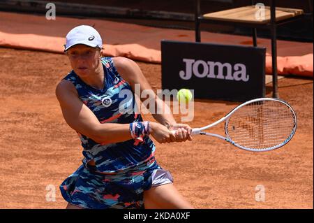 IGA Swiatek (POL) im Finale gegen Ons Jabeur (tun) des WTA Master 1000 Internazionali BNL D'Italia Turniers am 15. Mai 2022 im Foro Italico (Foto: Fabrizio Corragetti/LiveMedia/NurPhoto) Stockfoto