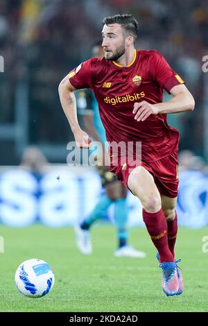 Bryan Cristante von AS Roma während der Serie A Match zwischen AS Roma und FC Venezia am 14. Mai 2022 in Rom, Italien. (Foto von Giuseppe Maffia/NurPhoto) Stockfoto