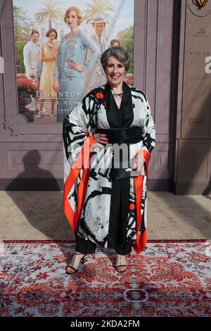 NEW YORK, NEW YORK - 15. MAI: Phyllis Logan besucht die New Yorker Premiere von 'Downton Abbey: A New Era' am 15. Mai 2022 im Metropolitan Opera House in New York City. (Foto von John Nacion/NurPhoto) Stockfoto