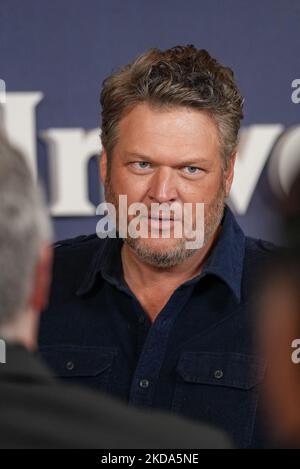 NEW YORK, NEW YORK – 16. MAI: Blake Shelton nimmt am 16. Mai 2022 an der NBCUniversal Upfront 2022 im Mandarin Oriental Hotel in New York City Teil. (Foto von John Nacion/NurPhoto) Stockfoto