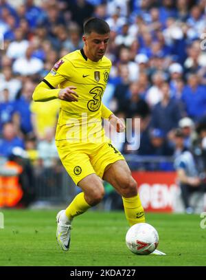 Chelsea's Mason Mount während des FA Cup Finales zwischen Chelsea und Liverpool im Wembley Stadium, London, Großbritannien 14.. Mai 2022 (Foto von Action Foto Sport/NurPhoto) Stockfoto