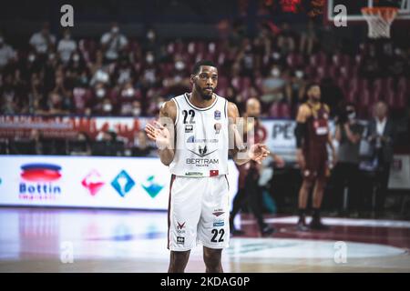 Jamarr Sanders (Bertram Derthona) während der Italienischen Basketball A Serie Championship Umana Reyer Venezia gegen Bertram Derthona Tortona am 19. Mai 2022 im Palasport Taliercio in Venedig, Italien (Foto: Mattia Radoni/LiveMedia/NurPhoto) Stockfoto