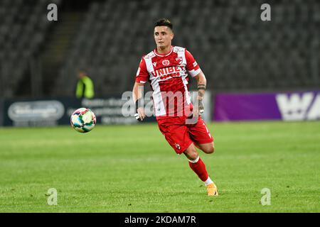 Steliano Filip von Dinamo Bucuresti im Einsatz während der Universitatea Cluj gegen Dinamo Bucuresti, 21. Mai 2022, umstritten im Stadion der Cluj Arena, Cluj Napoca (Foto: Flaviu Buboi/NurPhoto) Stockfoto