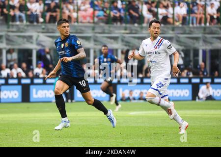 italienische Fußballserie Ein Spiel zwischen FC Internazionale und UC Sampdoria am 22. Mai 2022 im Giuseppe Meazza Stadion in San Siro in Mailand, Italien (Foto: Mairo Cinquetti/NurPhoto) Stockfoto