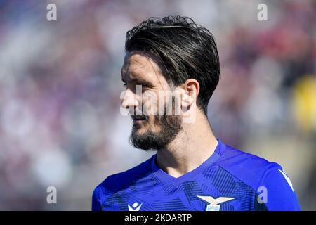 Lazio's Luis Alberto Portrait während des italienischen Fußballs Serie A Spiel Bologna FC gegen SS Lazio am 03. Oktober 2021 im Renato Dall'Ara Stadion in Bologna, Italien (Foto von Ettore Griffoni/LiveMedia/NurPhoto) Stockfoto