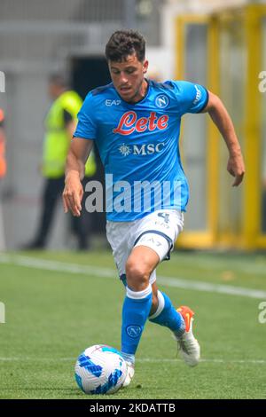 Napoli's Diego Demme während des spiels der italienischen Fußballserie A Spezia Calcio gegen SSC Napoli am 22. Mai 2022 im Alberto Picco Stadion in La Spezia, Italien (Foto: Cucco Ricucchi/LiveMedia/NurPhoto) Stockfoto