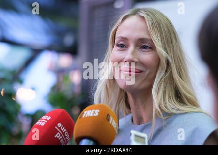 Vanesa Lorenzo präsentiert Naturalie am 25. Mai 2022 im Fortuny Home Club in Madrid, Spanien. (Foto von Oscar Gonzalez/NurPhoto) Stockfoto