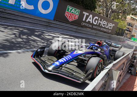 Alexander Albon aus Thailand fährt den (23) Williams Racing FW44 Mercedes-AMG F1 M13 während des Formel 1 Grand Prix De Monaco am 27. Und 28. Mai 2022 in Montecarlo, Monaco. (Foto von Alessio Morgese/NurPhoto) Stockfoto