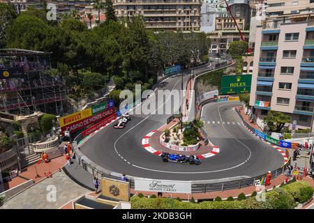 Nichola Latifi aus Kanada fährt den (6) Williams Racing FW44 Mercedes-AMG F1 M13 während des Formel 1 Grand Prix De Monaco am 27. Und 28. Mai 2022 in Montecarlo, Monaco. (Foto von Alessio Morgese/NurPhoto) Stockfoto