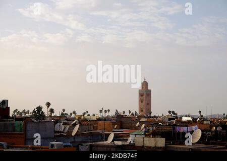 Koutoubia Moschee Stockfoto