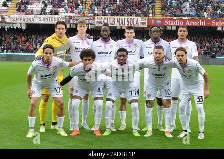 Salerno, Italien. 05. Nov, 2022. Die Rose der Kremone während der Serie Ein Spiel zwischen US Salernitana 1919 gegen US Cremonese im Arechi Stadium Credit: Independent Photo Agency/Alamy Live News Stockfoto