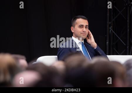 Luigi Di Maio am 28. April 2019 in Warschau, Polen (Foto: Mateusz Wlodarczyk/NurPhoto) Stockfoto