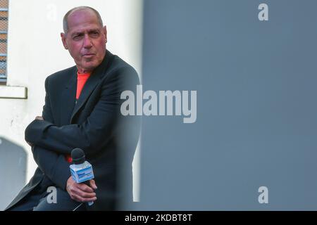 Ehemaliger Tennisspieler Corrado Barazzutti beim Rieti Sport Festival. Das Festival wird von dem Sky-Journalisten Stefano Meloccaro veranstaltet und organisiert. Am 9. Juni 2022 in Rieti, Italien. (Foto von Riccardo Fabi/NurPhoto) Stockfoto