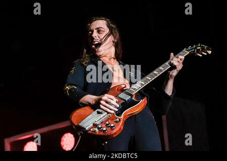 Jake Kiszka von Greta Van Fleet beim IDAYS Festival in Mailand, Italien, am 9 2022. Juni. (Foto von Mairo Cinquetti/NurPhoto) Stockfoto