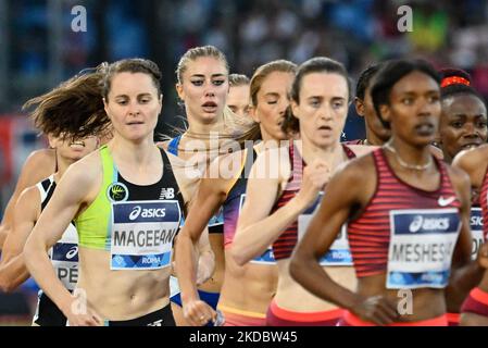 Gaia Sabbatini (ITA) während der Goldenen Gala der Wanda Diamond League am 09. Juni 2022 im Olympiastadion in Rom (Foto: Fabrizio Corragetti/LiveMedia/NurPhoto) Stockfoto