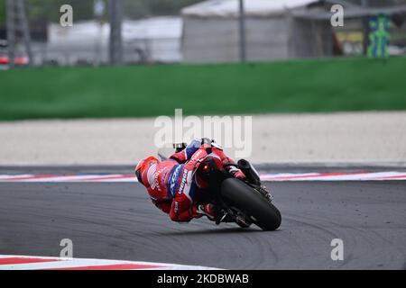 97 Xavi Vierge ESP Honda CBR1000 RR-R Team HRC während der Superbike-Weltmeisterschaft 2022 - SBK Pirelli Emilia-Romagna Runde FIM Superbike-Weltmeisterschaft - Freies Training und Qualifikation am 10. Juni 2022 auf dem Misano World Circuit 'Marco Simoncelli' in Misano Adriatico, Italien (Foto: Otto Moretti/LiveMedia/NurPhoto) NÂ Stockfoto