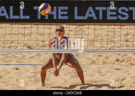 Bukovec (Kanada) während der Beach Volley Beach Volleyball World Championships (day2) am 11. Juni 2022 im Foro Italico in Rom, Italien (Foto: Luigi Mariani/LiveMedia/NurPhoto) Stockfoto