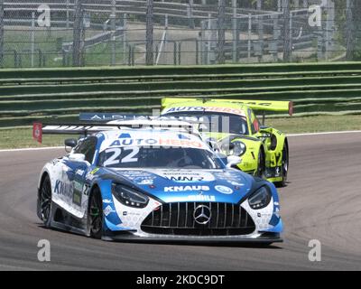 Lucas Auer-AUT-Mercedes-Mercedes-AMG Team Winward (GER) beim DTM-Rennen 2022-Race 1 in Imola (BO), Italien am 18. Juni 2021. (Foto von Loris Roselli/NurPhoto) Stockfoto